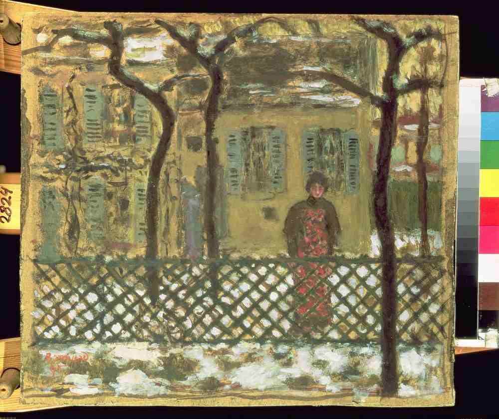 At the Fence a Pierre Bonnard