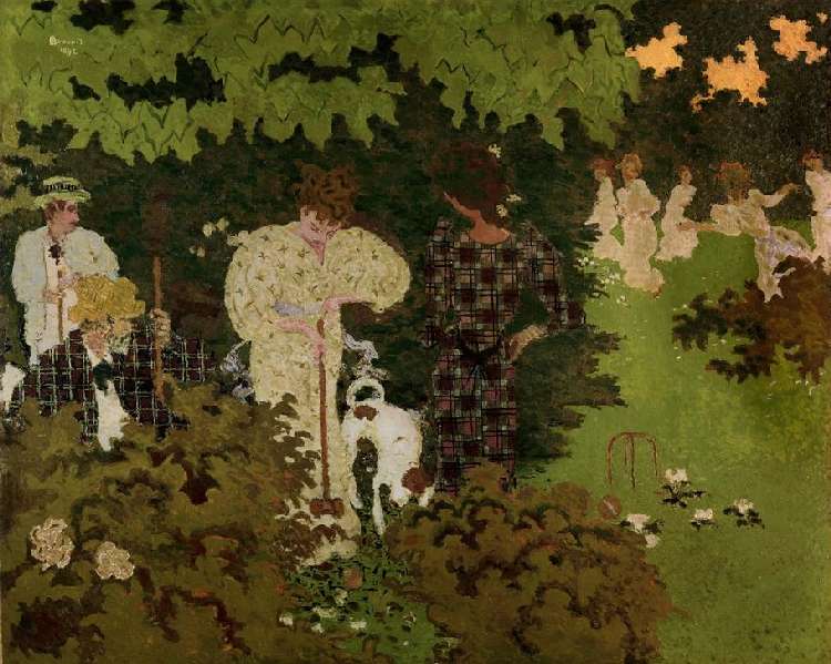 Crépuscule ou La partie du croquet a Pierre Bonnard