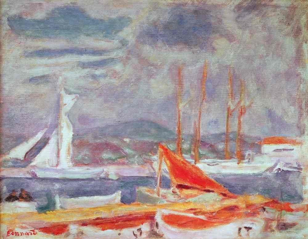 The Port at St. Tropez a Pierre Bonnard