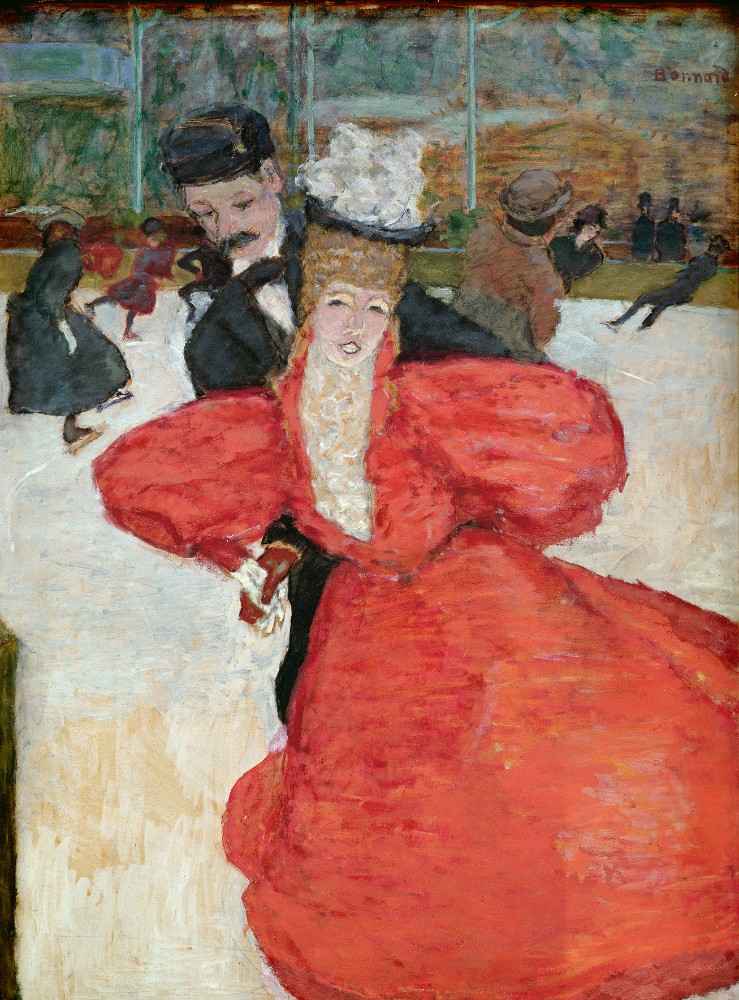 The Ice Rink or The Skaters a Pierre Bonnard