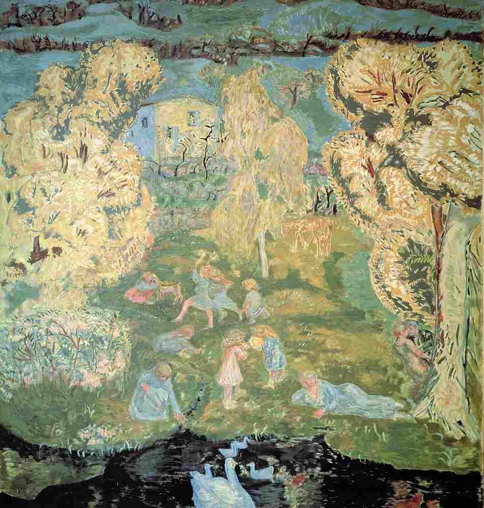 The First Days of Spring in the Countryside a Pierre Bonnard