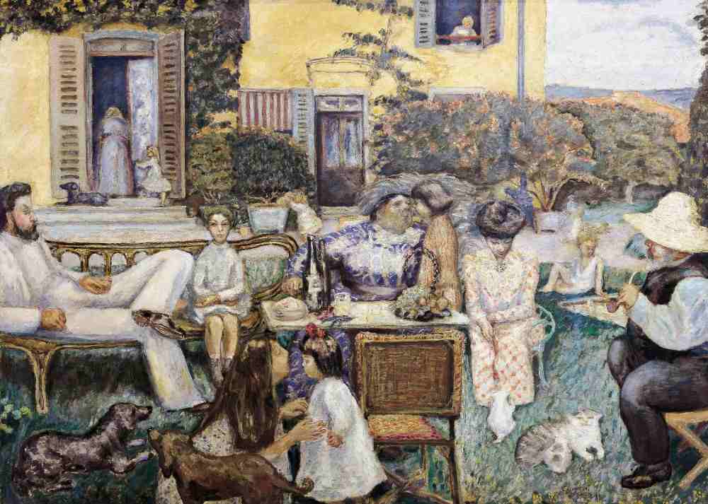 A bourgeoise afternoon or The Terrasse family a Pierre Bonnard