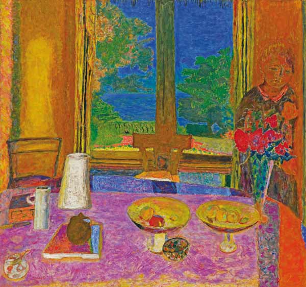 Großes Esszimmer zum Garten (Grande salle à manger sur le jardin) a Pierre Bonnard