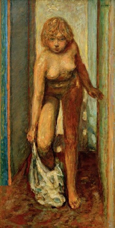 Femme se déshabillant a Pierre Bonnard