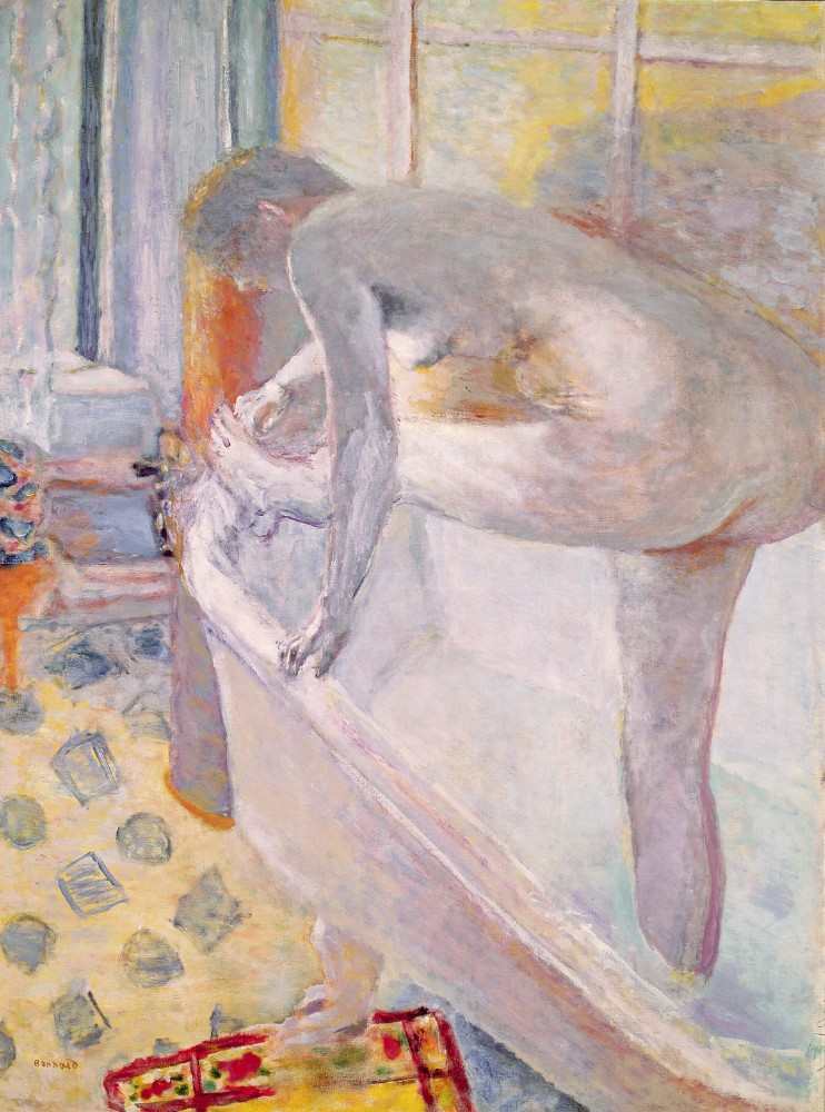 Large Nude in the Bathtub a Pierre Bonnard