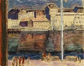The port of St. Tropez. a Pierre Bonnard