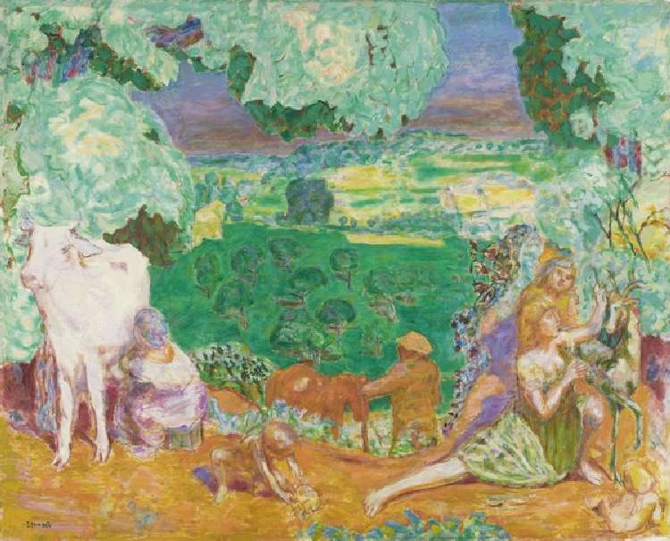 La Symphonie pastorale (Landschaft) a Pierre Bonnard