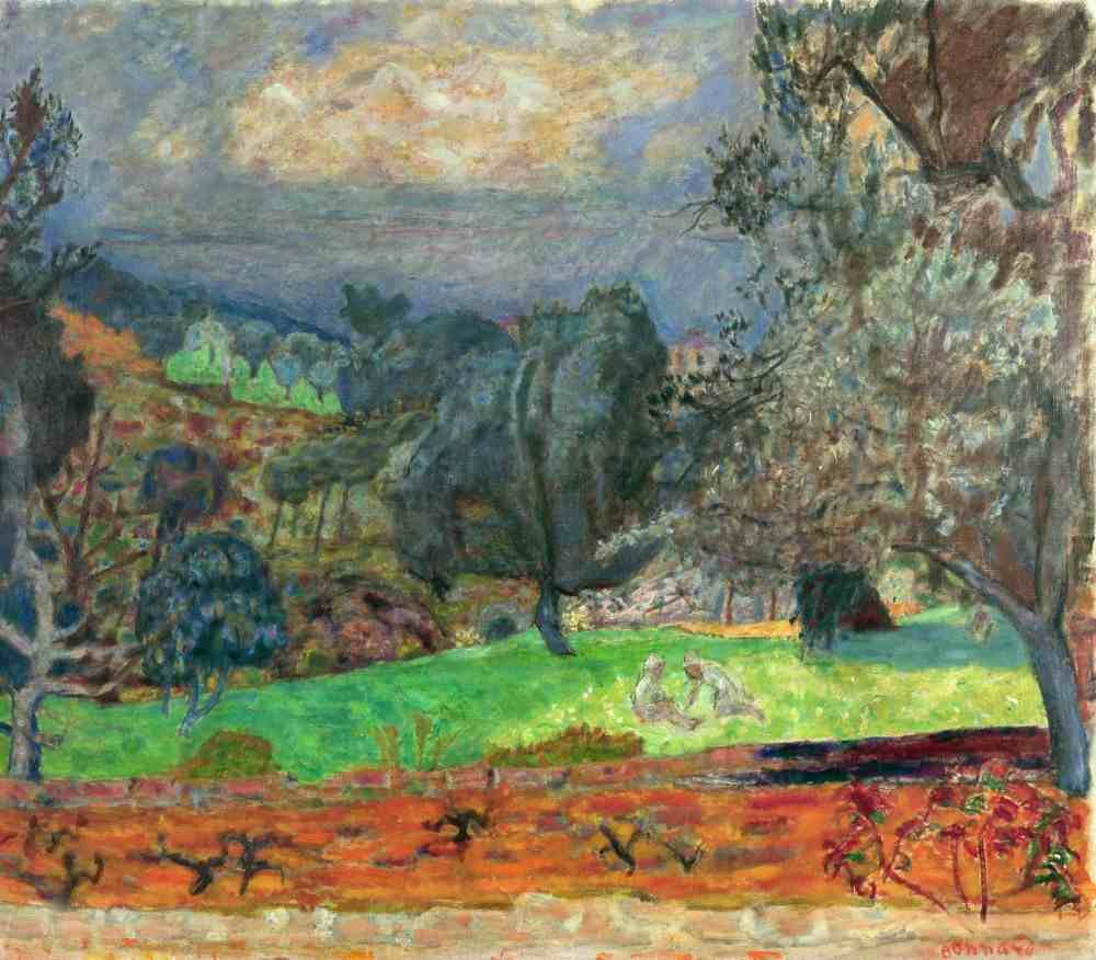 Landscape with Setting Sun a Pierre Bonnard