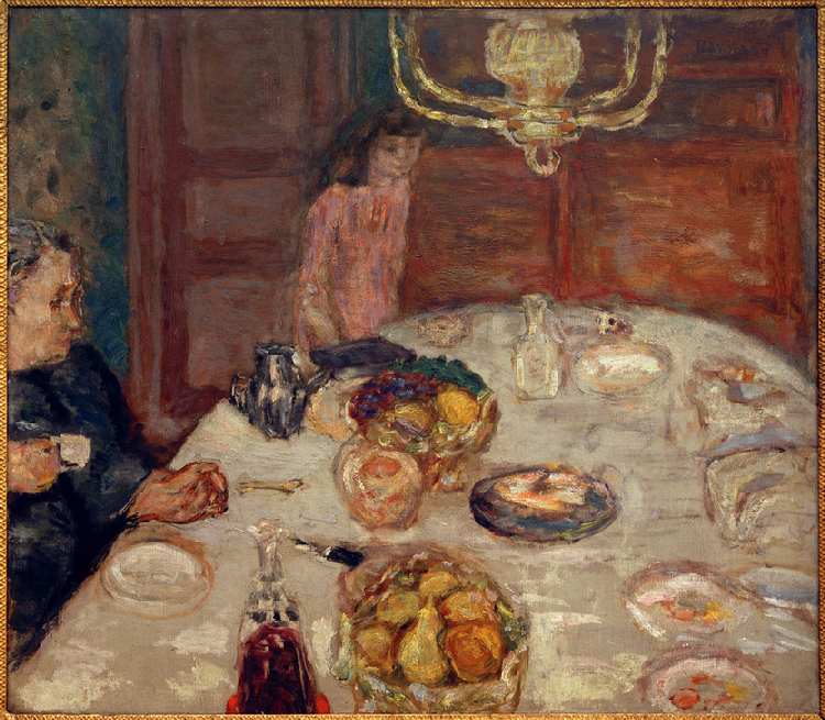Les Poires (Le Déjeuner au Grand-Lemps) a Pierre Bonnard