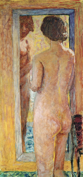 Nude before a Mirror a Pierre Bonnard
