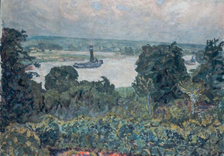 Remorqueur sur la Seine a Pierre Bonnard