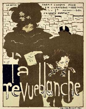 Reproduction of a poster advertising La Revue Blanche