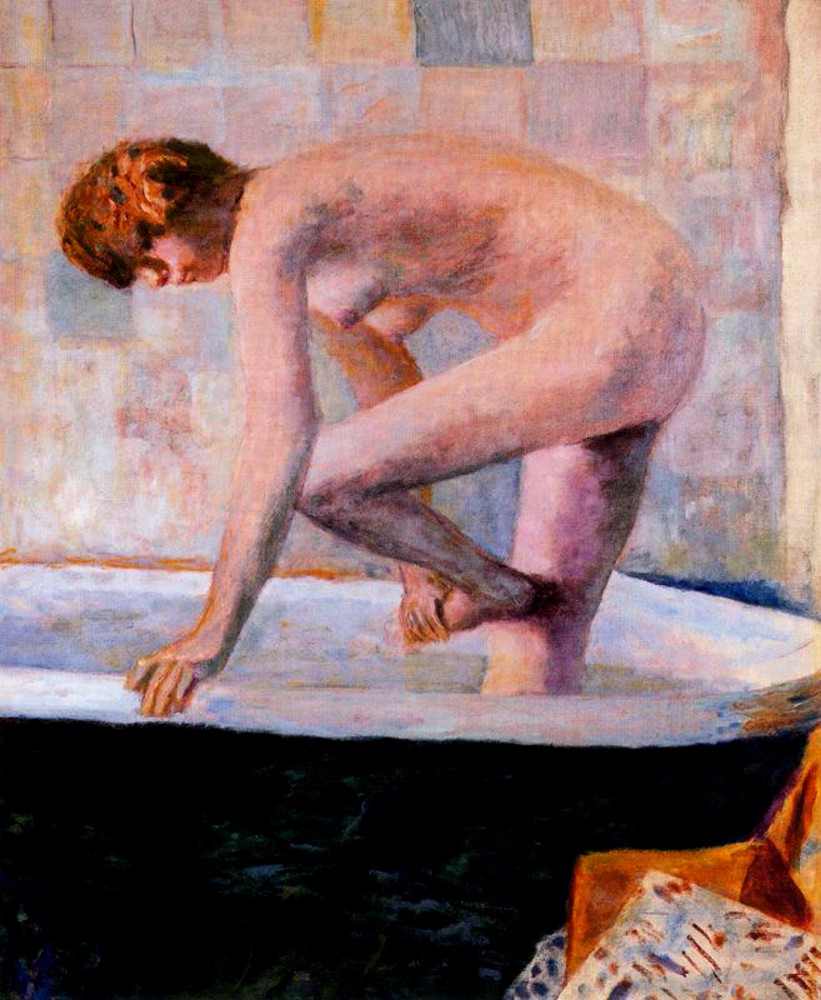 Pink Nude in the Bathtub a Pierre Bonnard