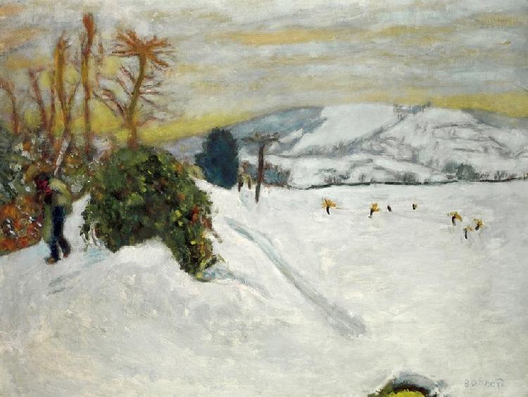 Snowy Landscape in Dauphiné a Pierre Bonnard