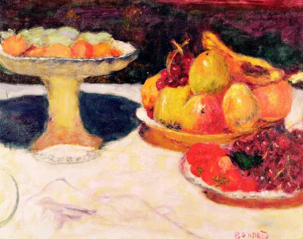 Still Life with a Fruit Bowl a Pierre Bonnard
