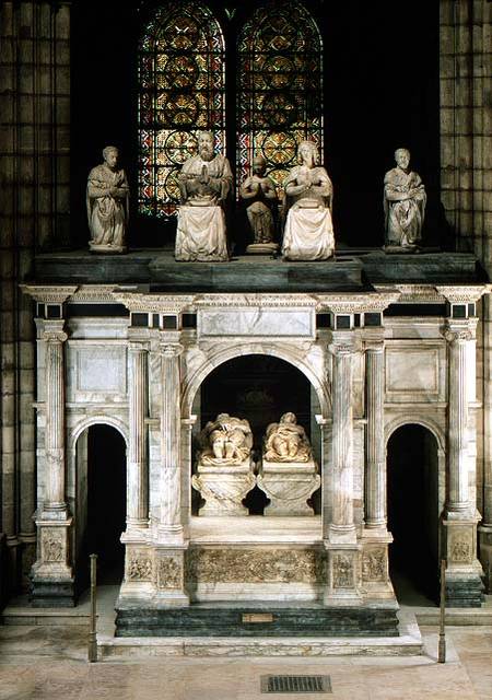 The Tomb of Francois I (1494-1547) and Claude of France (1499-1524) a Pierre Bontemps