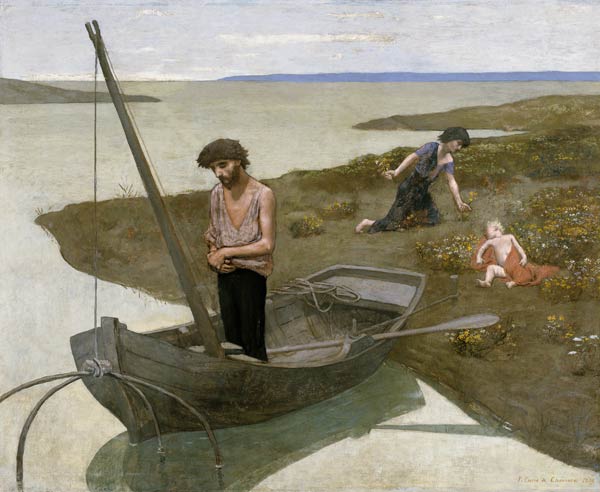 Puvis de Chavannes / The poor fisherman a Pierre-Cécile Puvis de Chavannes