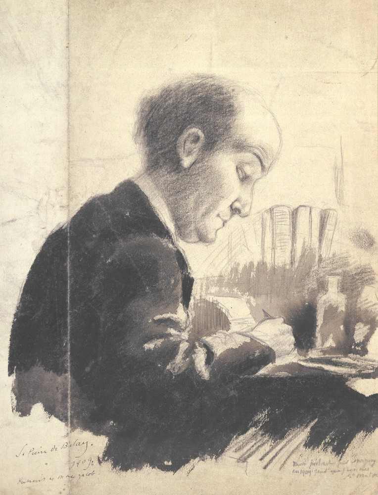 Portrait of Max Jacob a Pierre de Belay