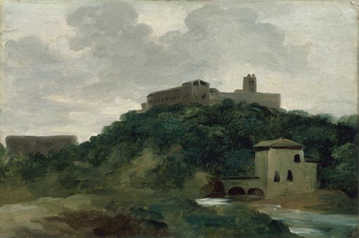 A la villa Farnese: le moulin a Pierre de Valenciennes