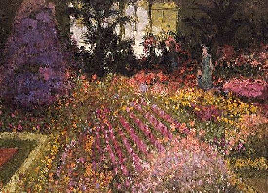 The Flower Garden a Pierre-Eugène Montézin
