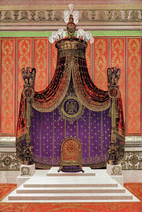 Napoleon's Imperial Throne (Design) a Pierre Francois Leonard Fontaine