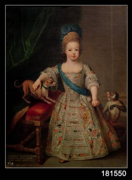 Louis XV (1710-74) as a child a Pierre Gobert