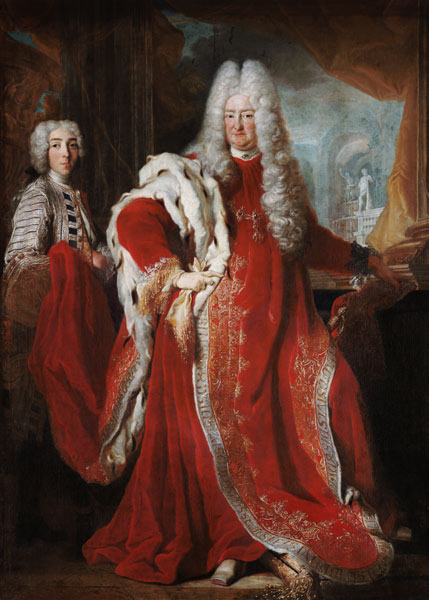Elector Karl III. Philipp of the Palatinate (1661-1742) a Pierre Goudreaux