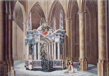 Tomb of William I Prince of Orange at Delft, from 'Choix des Monuments, Edifices et Maisons les plus a Pierre Jacques Goetghebuer