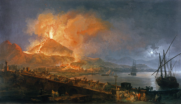 Eruption of Vesuvius in 1771 a Pierre Jacques Volaire