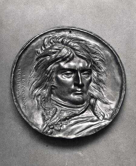 Portrait medallion of General Bonaparte (1769-1821) c.1830 a Pierre Jean David d'Angers