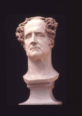 Portrait bust of Francois Rene, Viscomte de Chateaubriand (1768-1848)