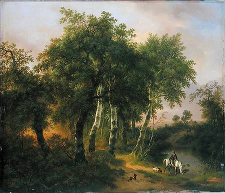 Landscape in Geldern a Pierre Jean Hellemans