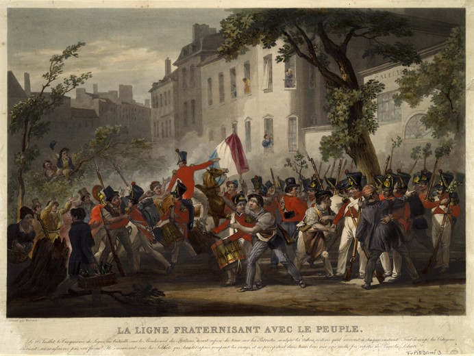 The July Revolution of 1830 a Pierre Martinet