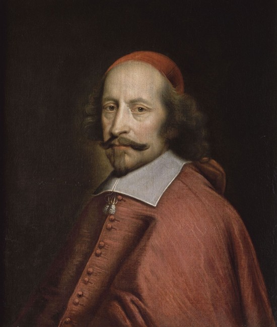 Portrait of Cardinal Mazarin a Pierre Mignard