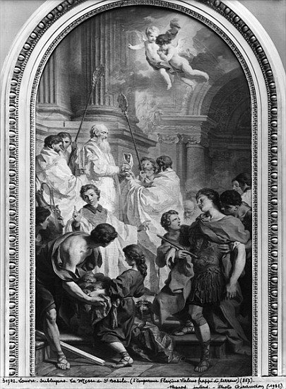 The Mass of St. Basil, before 1747 a Pierre Subleyras