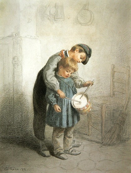 The Little Drummer a Pierre Edouard Frere