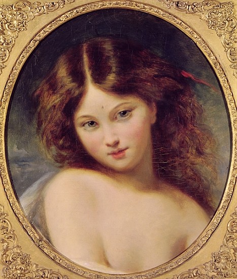 Head of a Young Girl a Pierre Joseph Dedreux-Dorcy