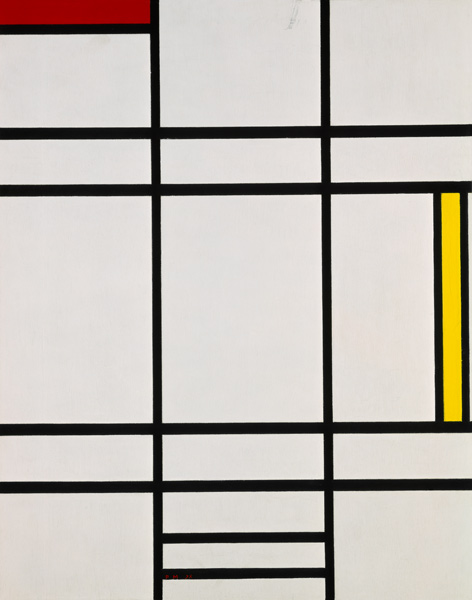 Komposition mit Weiß, Rot und Gelb a Piet Mondrian