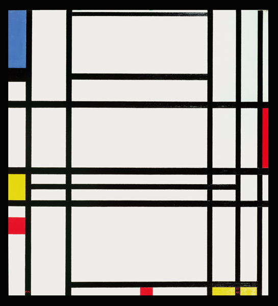 Composition No.10 a Piet Mondrian
