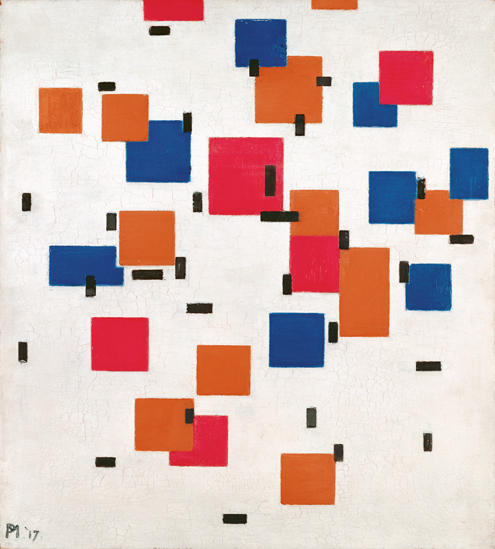 Compositon in Colour a Piet Mondrian