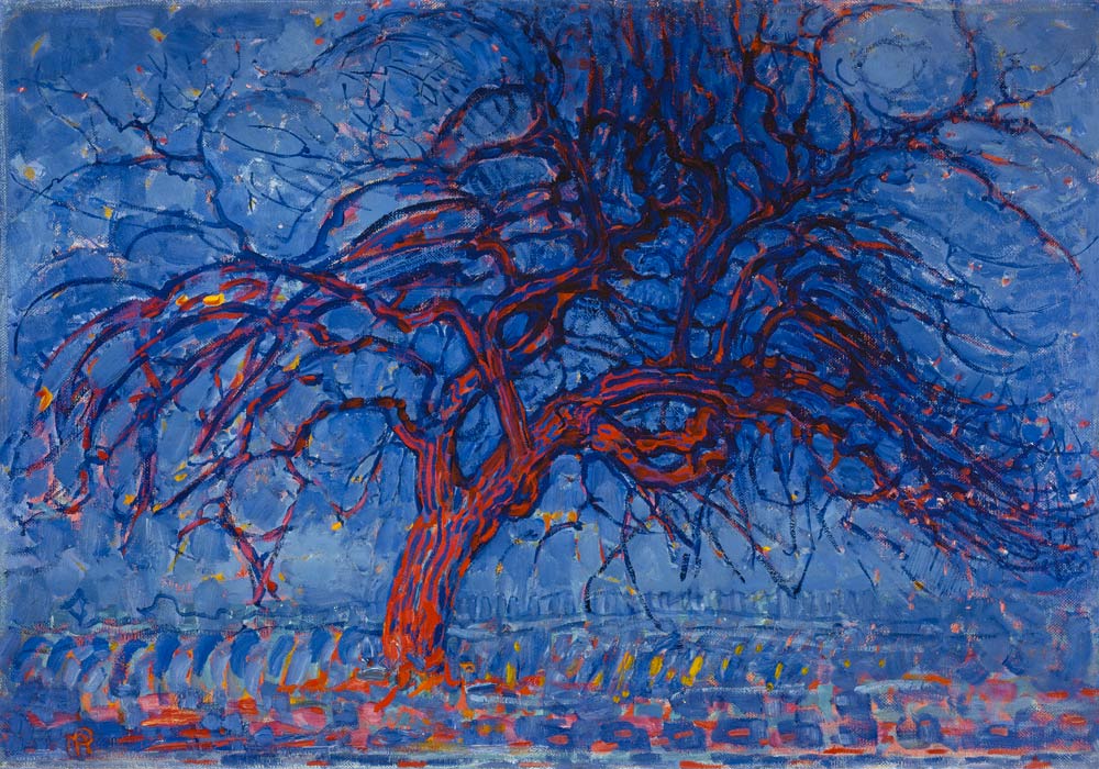 L'albero rosso a Piet Mondrian