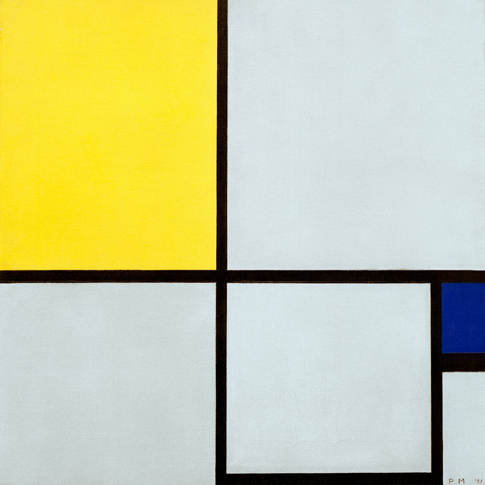 Composition No. II a Piet Mondrian
