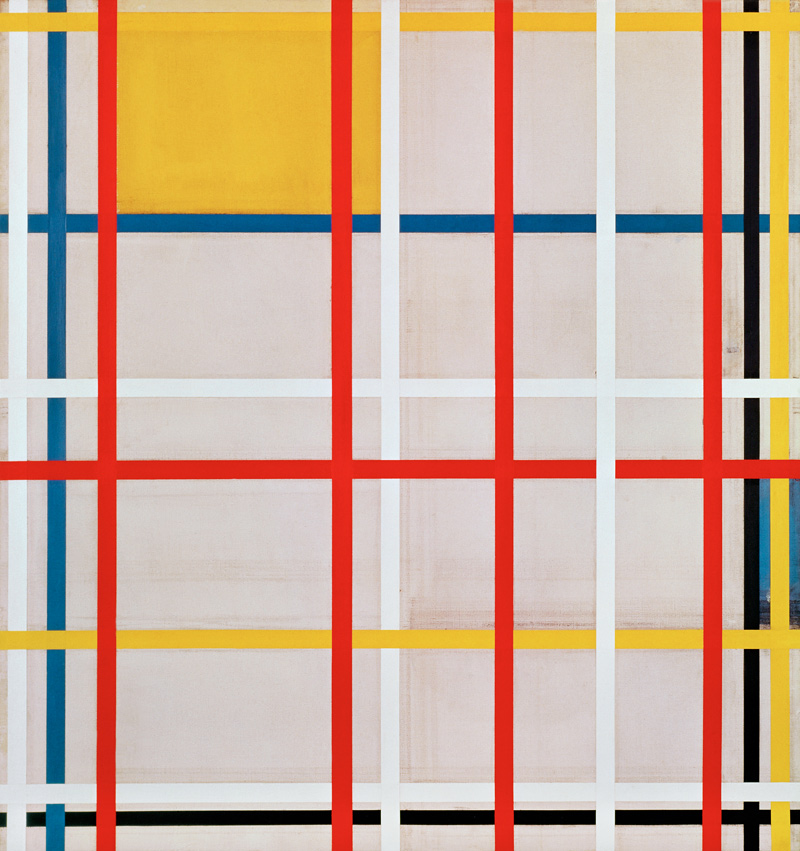 New York City, 1940-41. a Piet Mondrian
