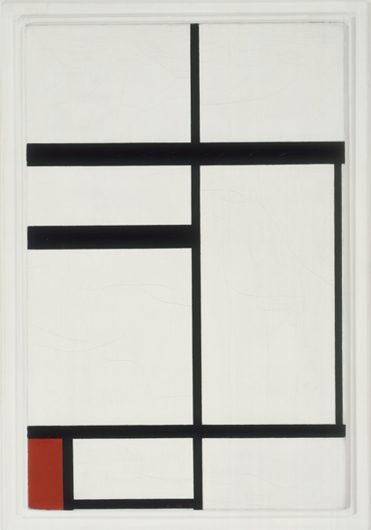 Komposition mit Rot, Schwarz und Weiß a Piet Mondrian