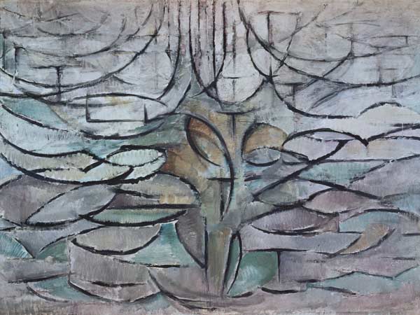 Blühender Apfelbaum a Piet Mondrian