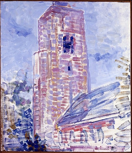 Church at Oostkapelle a Piet Mondrian