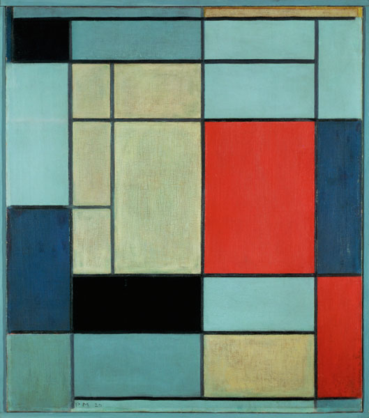 Composition I a Piet Mondrian