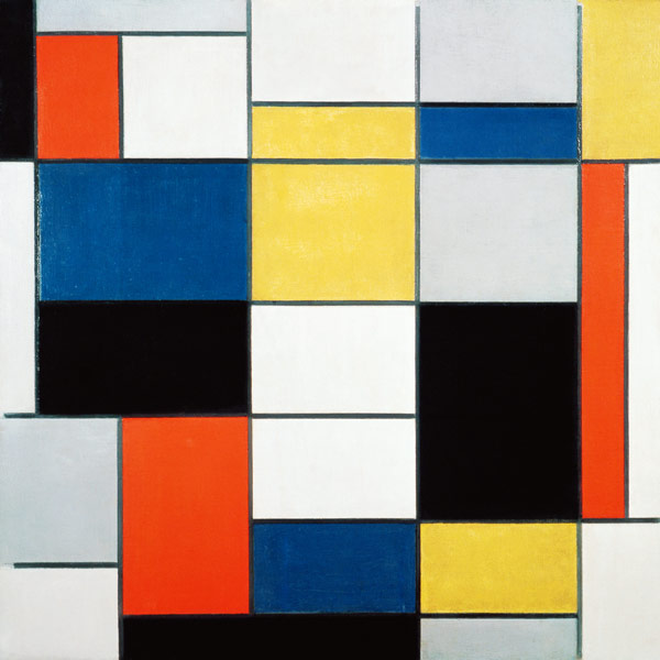 Composition A a Piet Mondrian