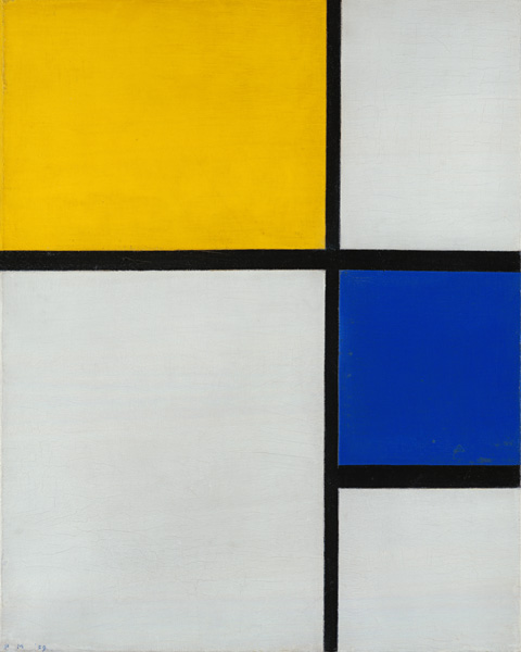 Composition No.1 a Piet Mondrian