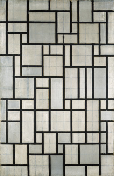 Composition with grid 2 a Piet Mondrian